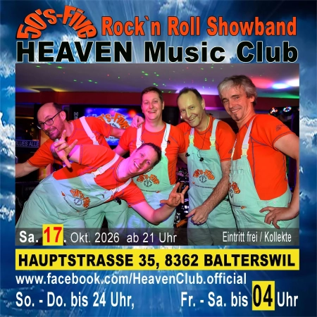 17.10.2026 -  mit 50s Five