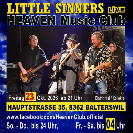 23.10.2026 -  mit Little Sinners; it`s only Rock`n Roll