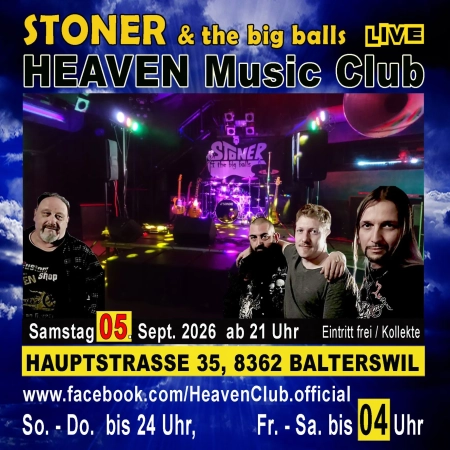 05.09.2026 -  mit STONER and the big Balls