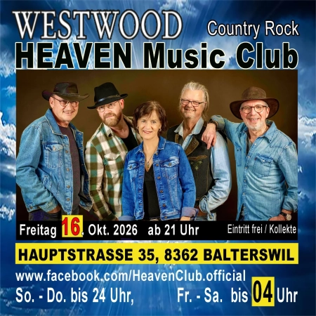 16.10.2026 -  mit WESTEWOOD Country Roick