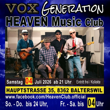 04.07.2026 -  mit Vox Generation