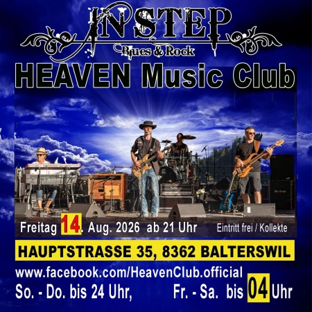 14.08.2026 -  mit InStep Blues Rock
