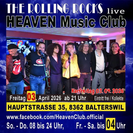 03.04.2026 -  mit Rolling Rocks