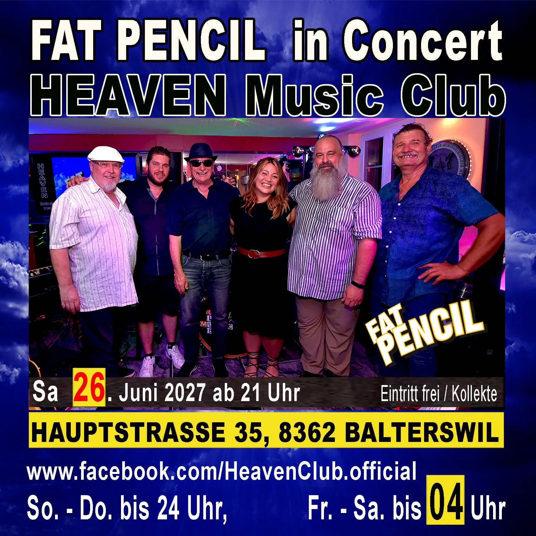 26.06.2027 - Fat Pencil Rock & Blues