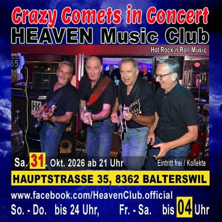 31.10.2026 -  mit Crazy Comets