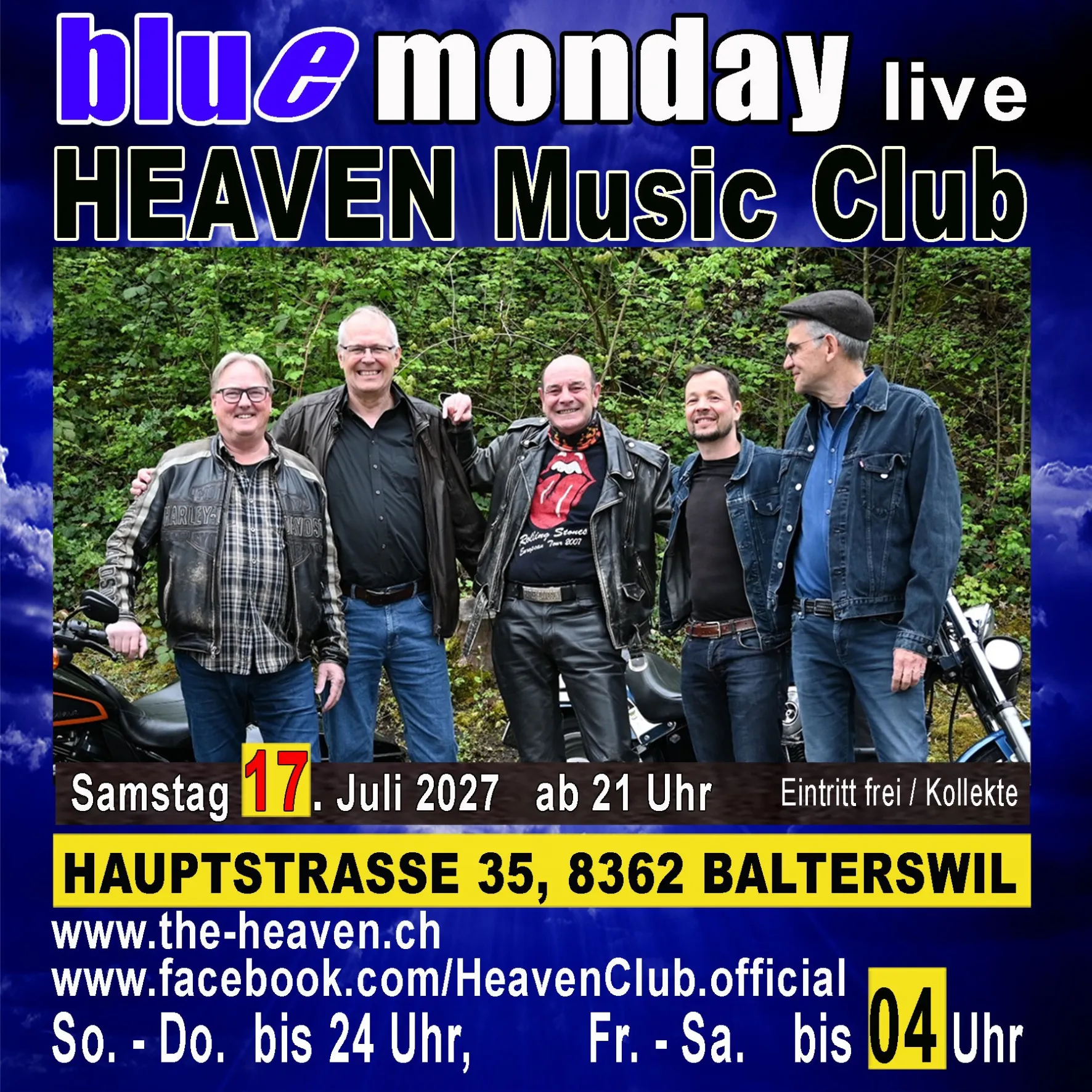 17.07.2027 - blue monday all star band