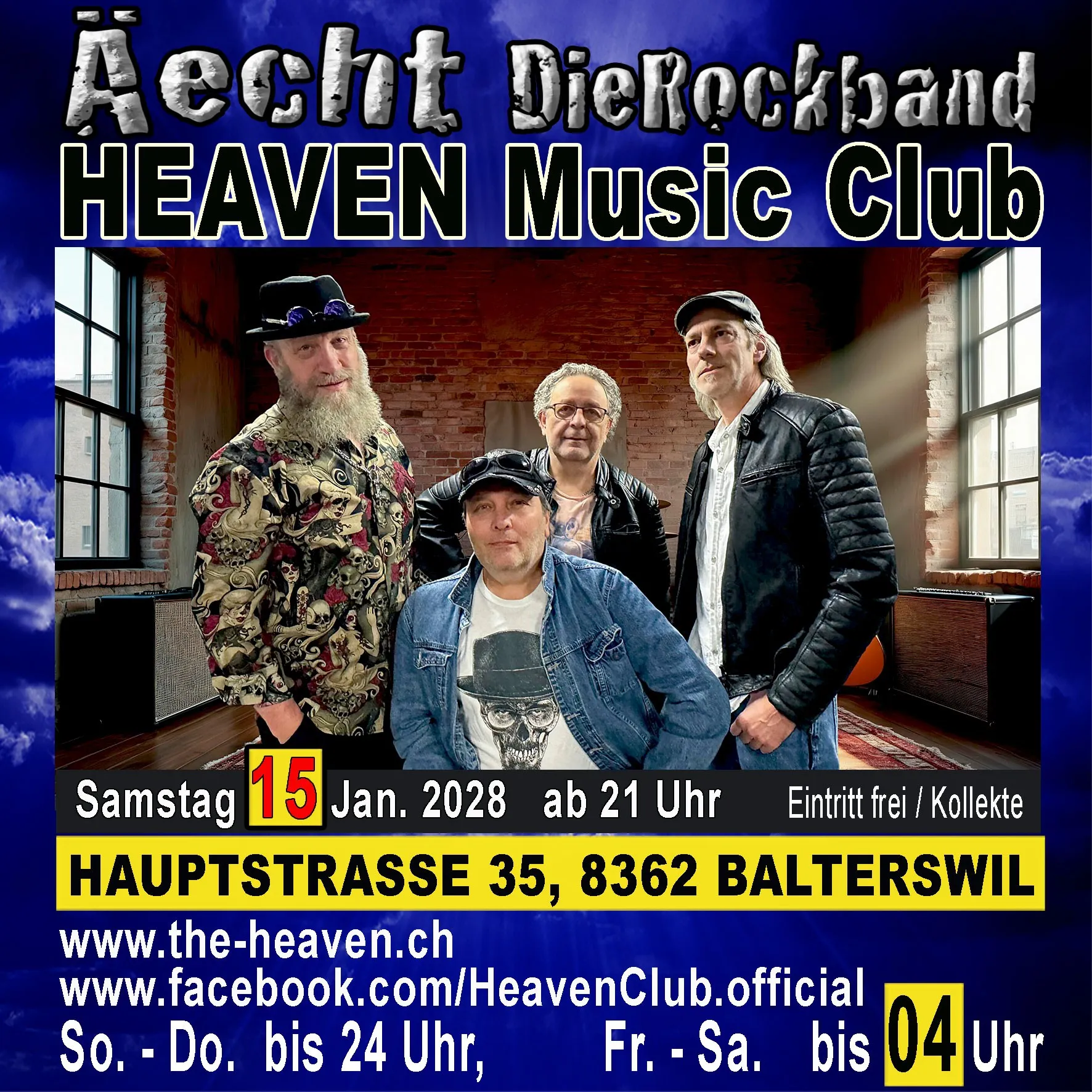 15.01.2028 - Äecht, die Rockband