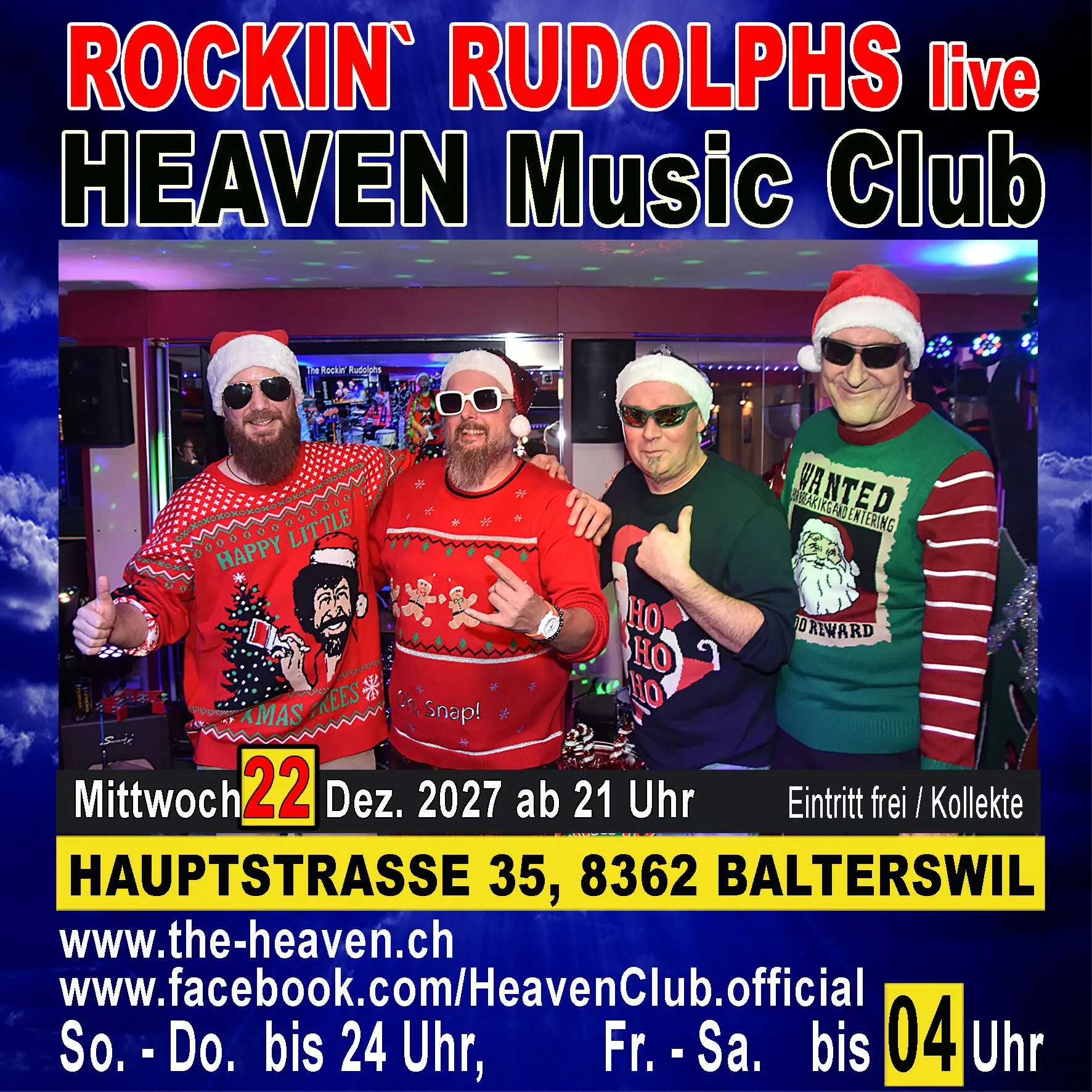 22.12.2027 - The Rockin Rudolphs