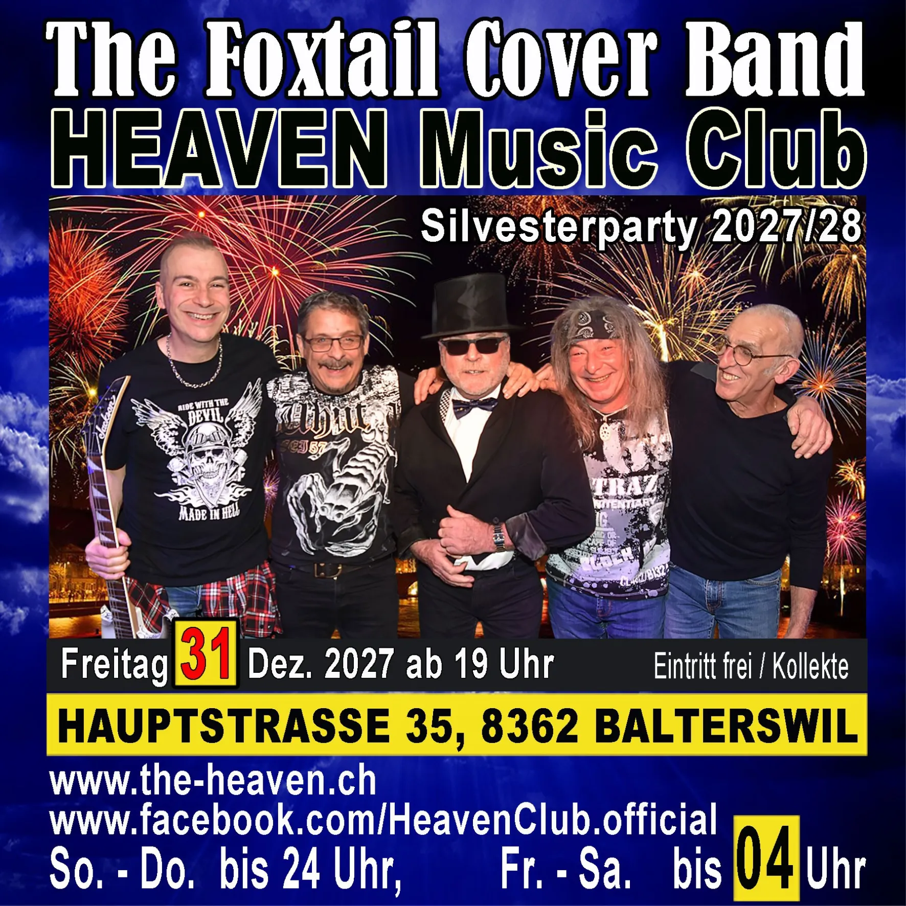 31.12.2027 - The Foxtail Coverband Silvesterparty