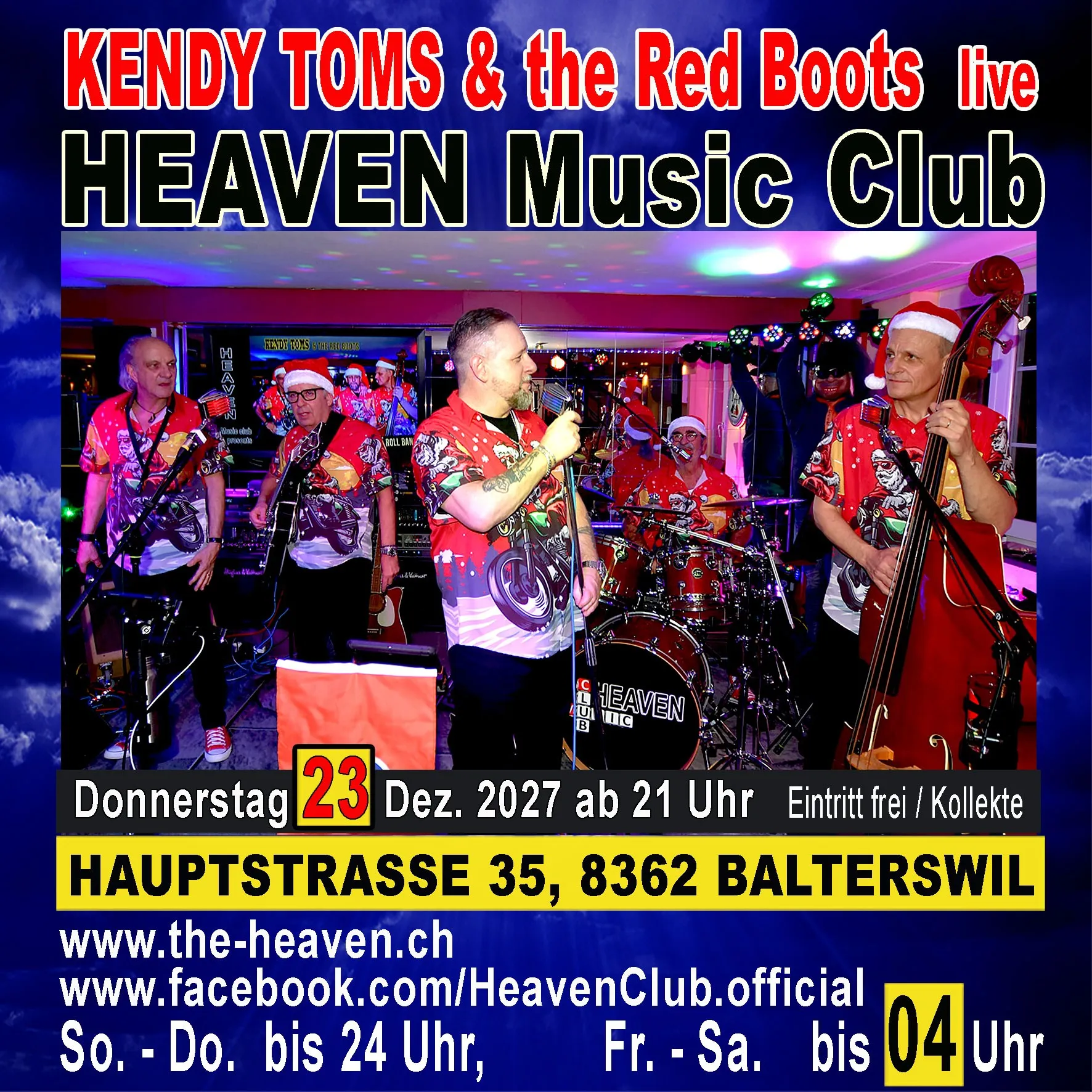 23.12.2027 - Kendy Toms & the Redboots