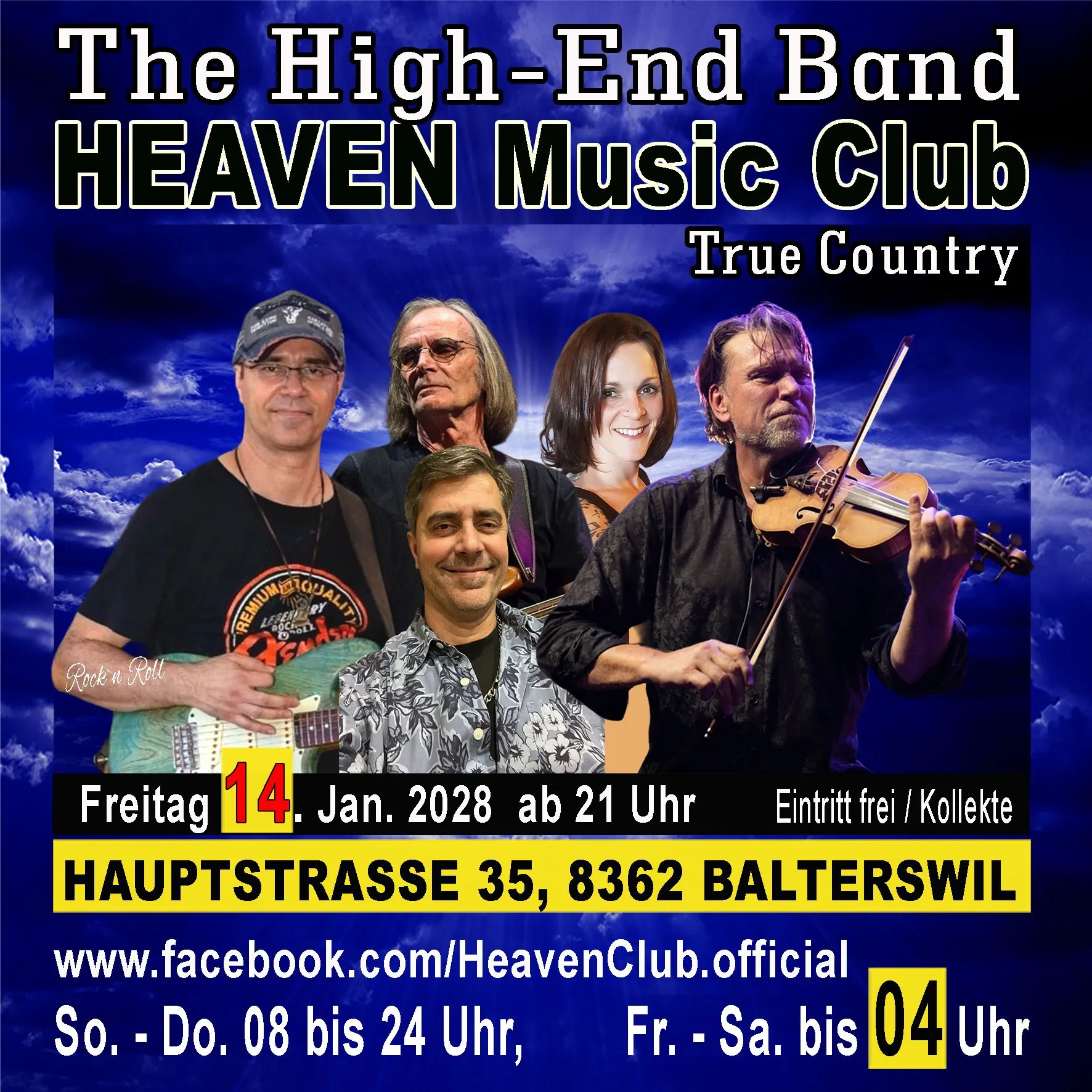 14.01.2028 - The High-End Band (Real Country Music)