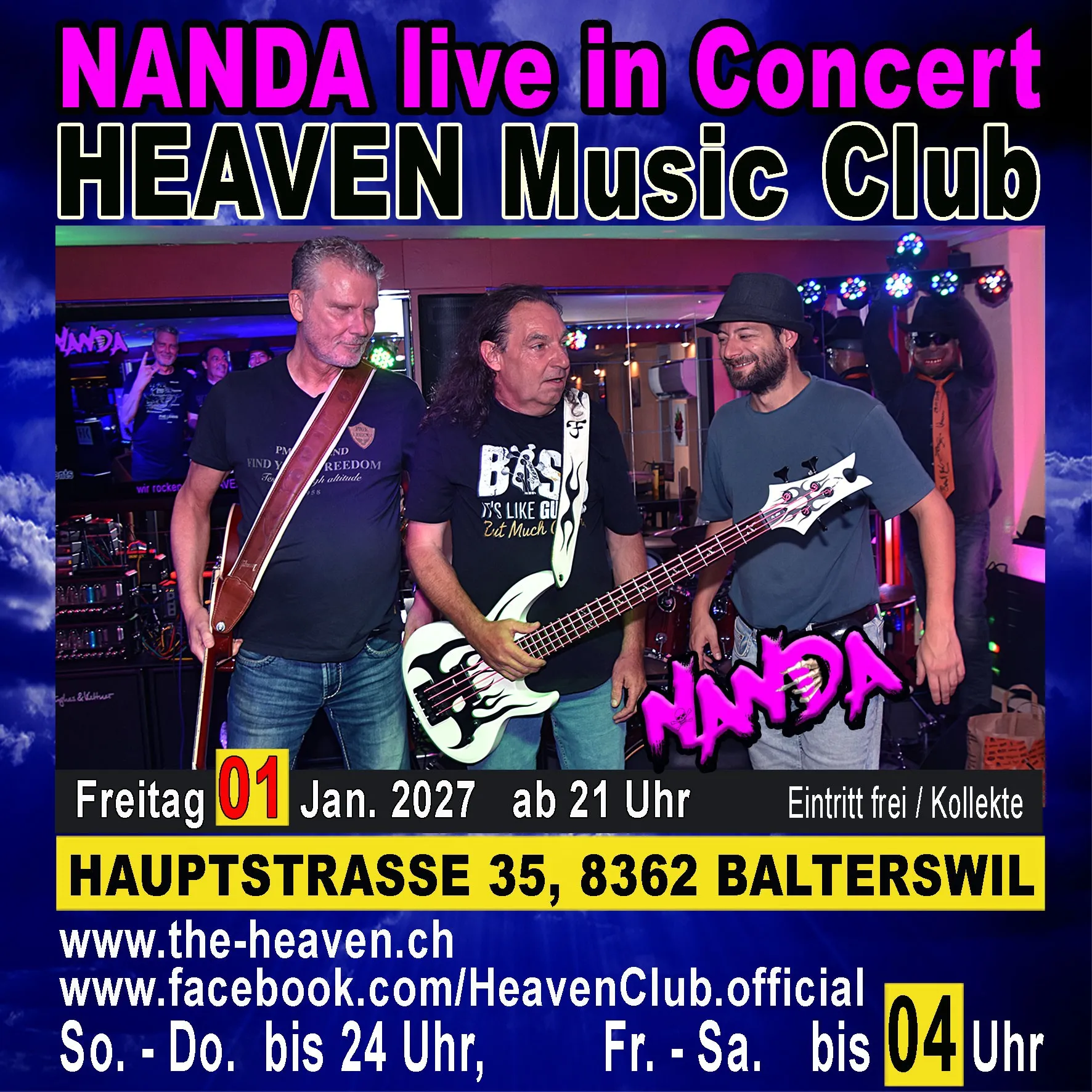 01.01.2027 - NANDA, kompromissloser Rock