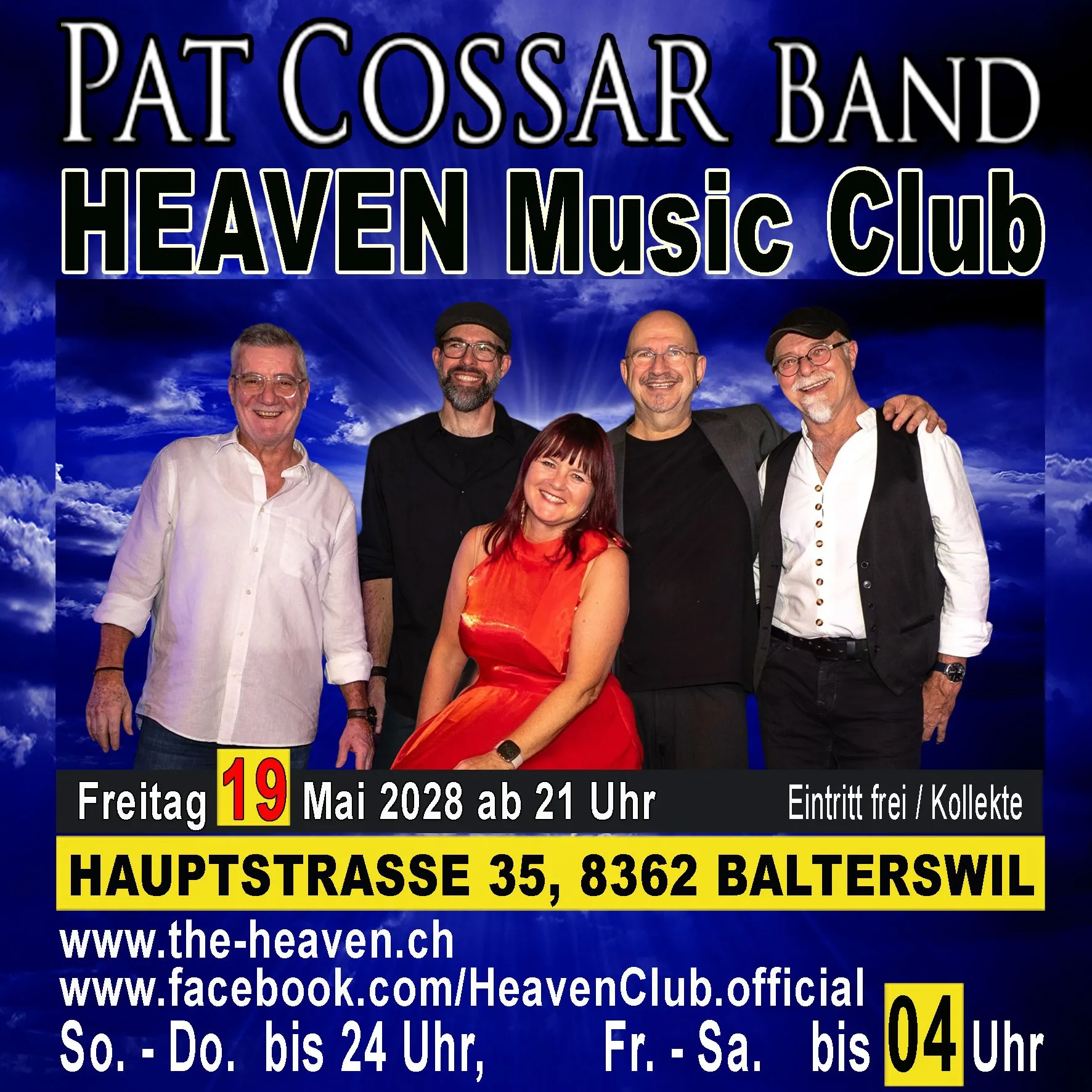 19.05.2028 - Pat Cossar & Band