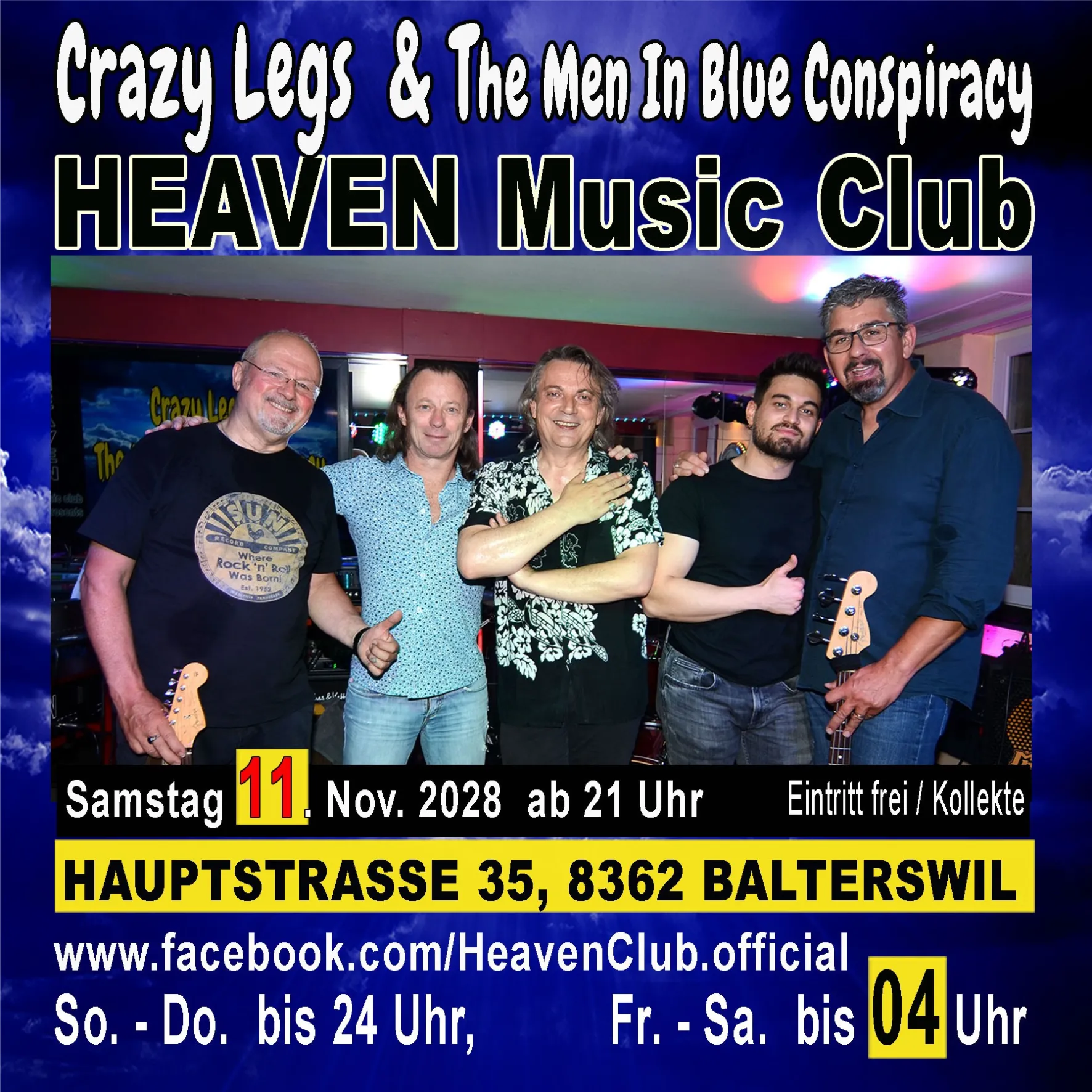 11.11.2028 - Crazy Legs & The Men In Blue Conspiracy