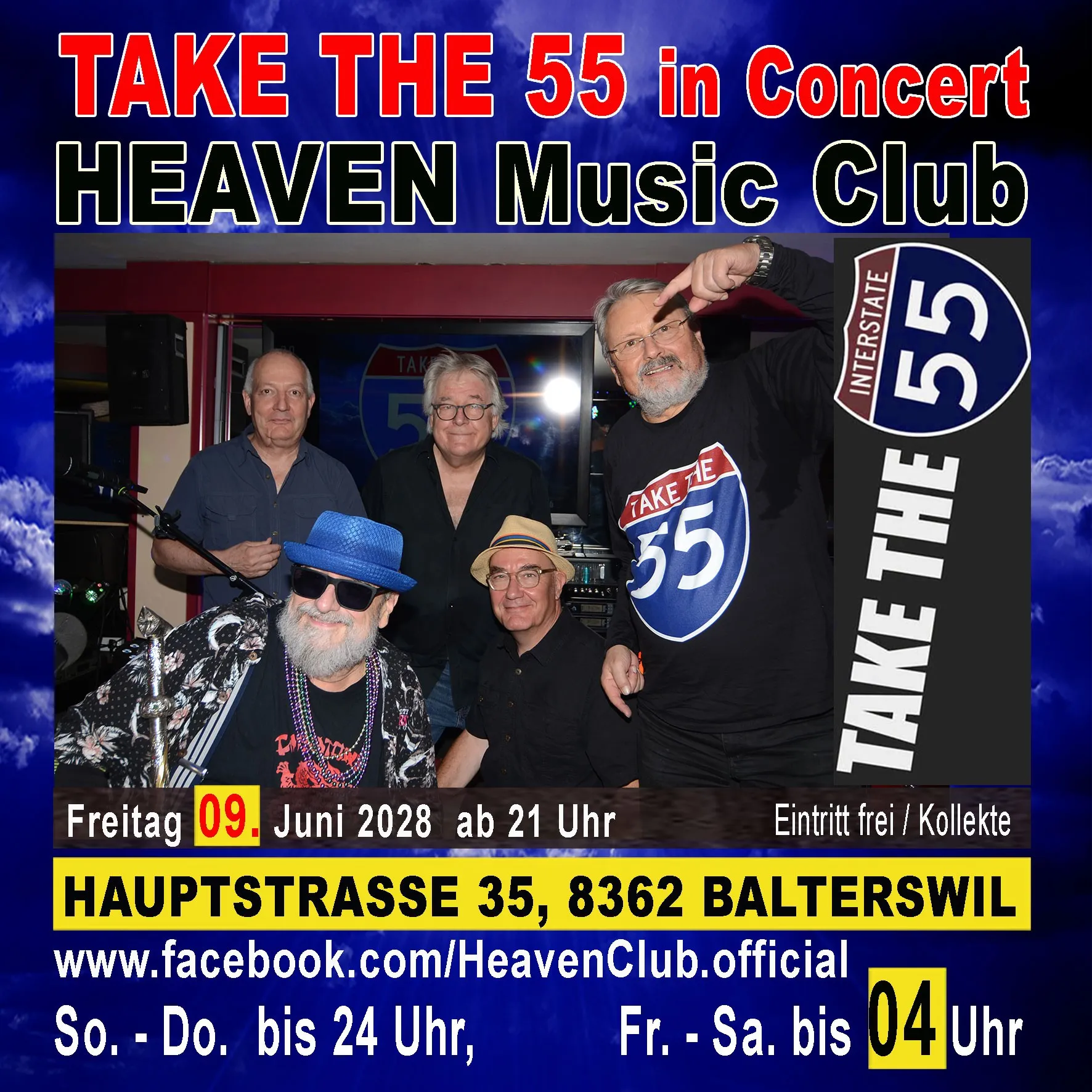 09.06.2028 - Take the 55 (Konzert am Gründonnerstag)