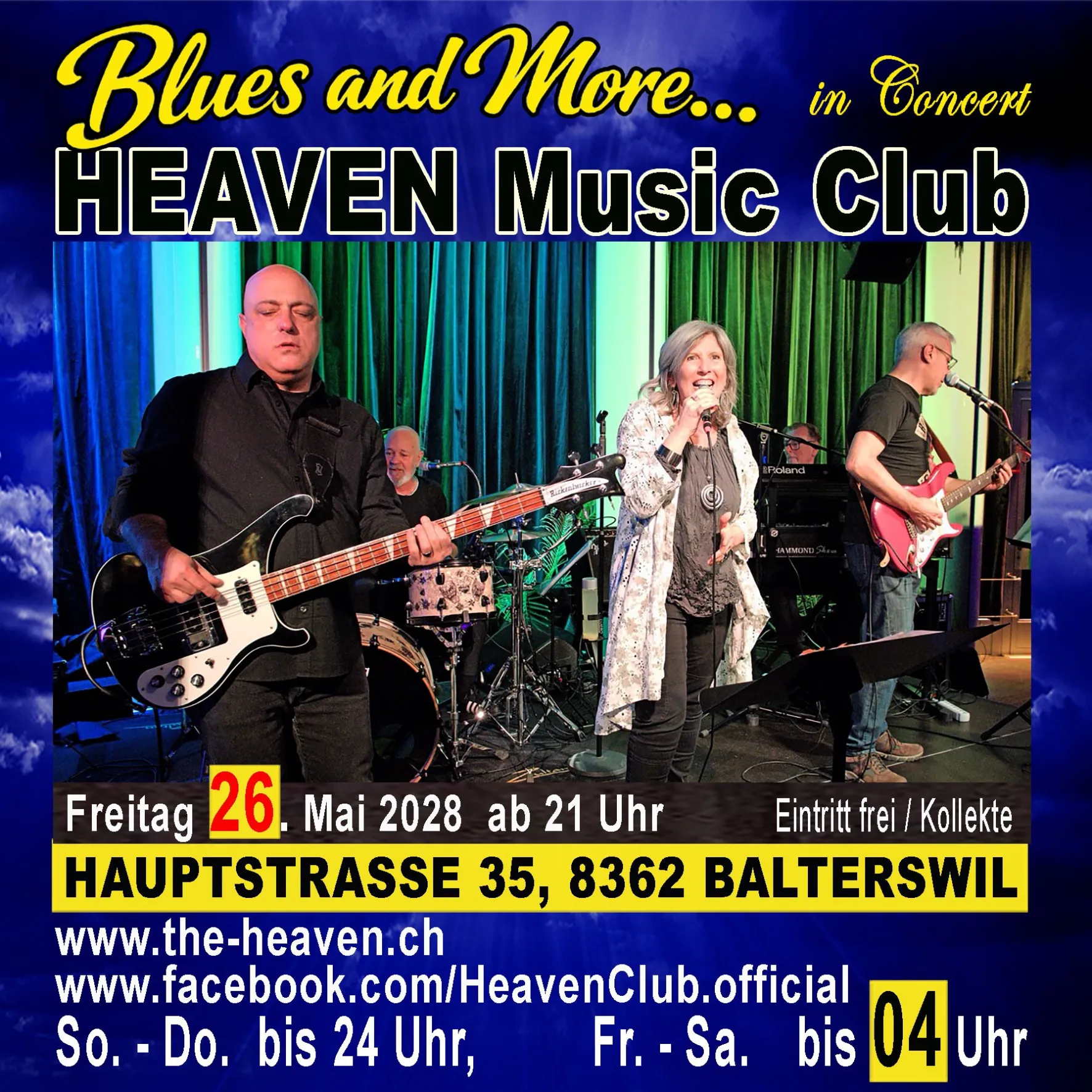 26.05.2028 - Blues and More Band