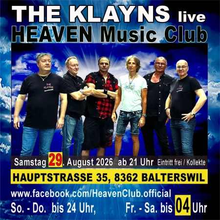 29.08.2026 - Live mit THE KLAYNS
