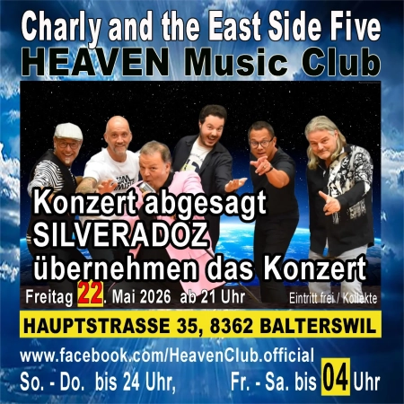 22.05.2026 - Live mit Charlie and the East Side Five