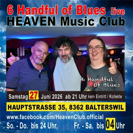 27.06.2026 - Live mit 6 Handful of Blues