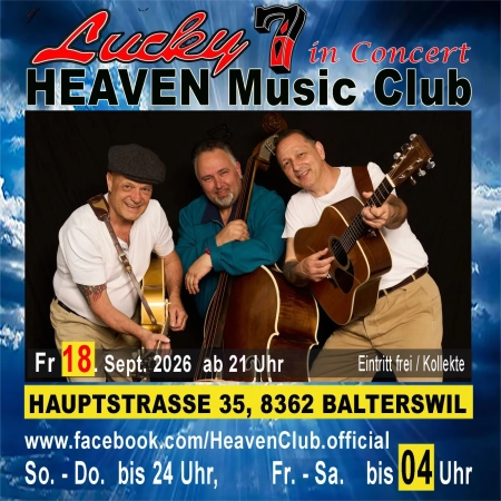 18.09.2026 - Live mit Lucky 7
