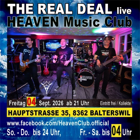 04.09.2026 - Live mit The Real Deal