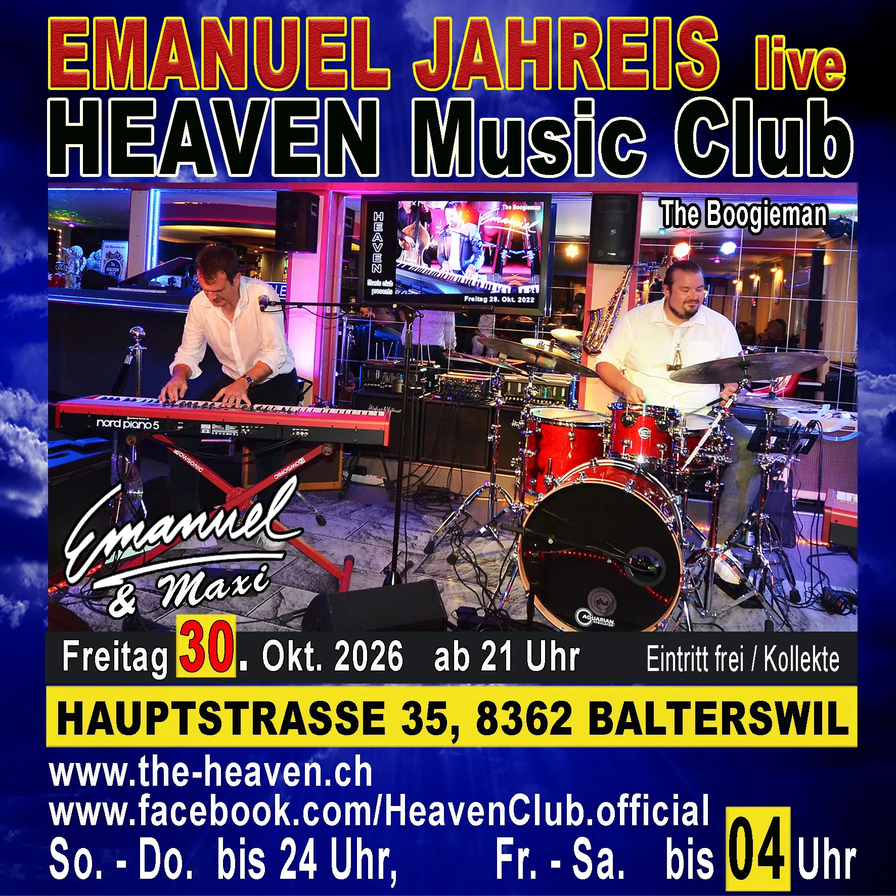 30.10.2026 - Emanuel the Boogieman
