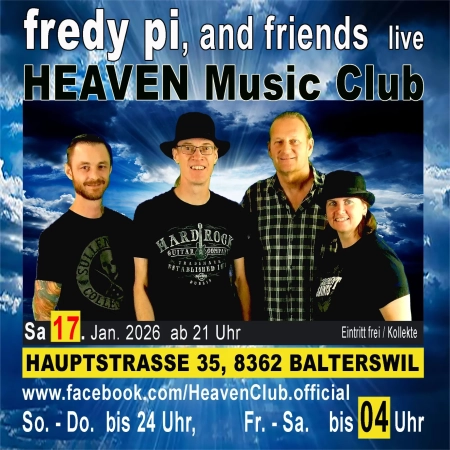 17.01.2026 -  mit Fredy Pi. and friends