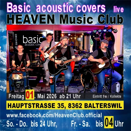 01.05.2026 -  mit BASIC, Acoustic Rock Band