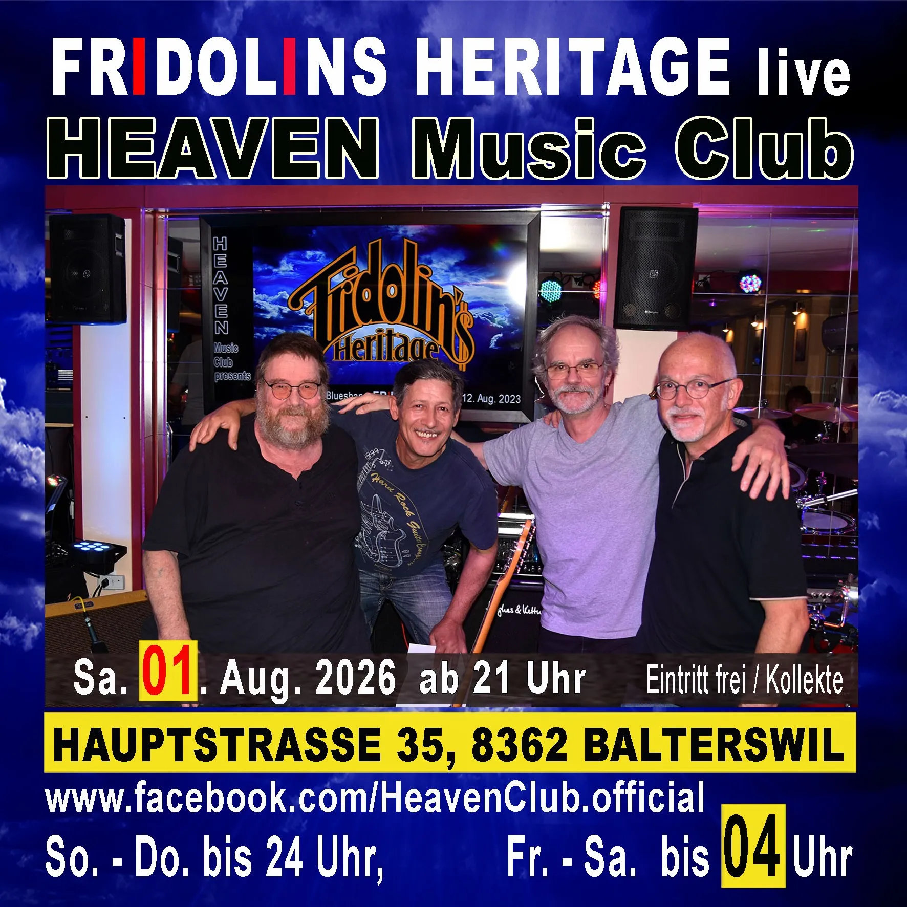 01.08.2026 - Fridolins Blues Band
