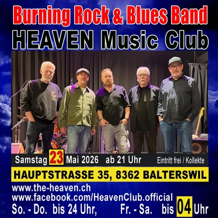 23.05.2026 -  mit BBB, Burning Rock & Blues Band