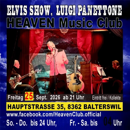 25.09.2026 -  mit ELVIS SHOW , Luigi Panettone